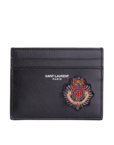 [SAINT LAURENT] 로고패치 카드 지갑 375949 0O7A6 1077