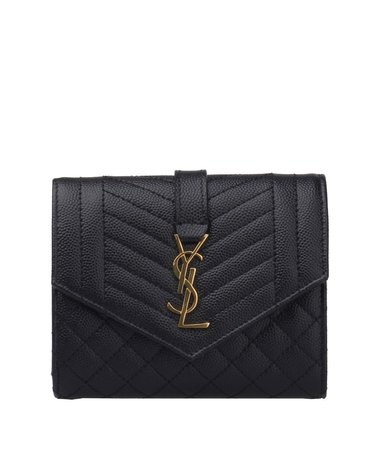 [SAINT LAURENT] 믹스 마틀라세 모노그램 반지갑 651028 BOW91 1000