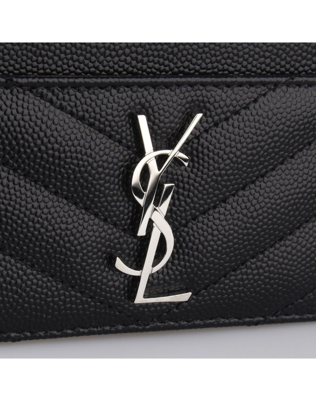 생 로랑 [SAINT LAURENT] 모노그램 카드 지갑 423291 BOW02 1000 착용컷