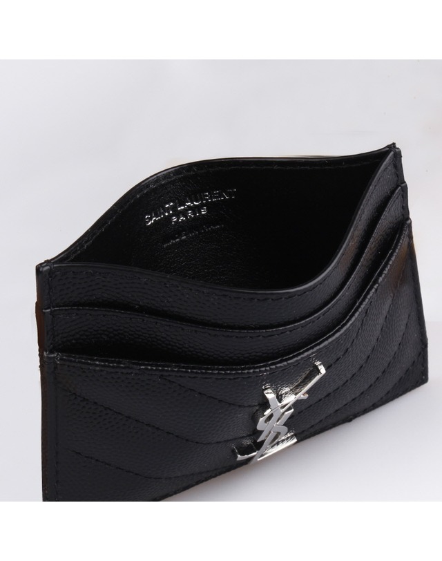생 로랑 [SAINT LAURENT] 모노그램 카드 지갑 423291 BOW02 1000 착용컷