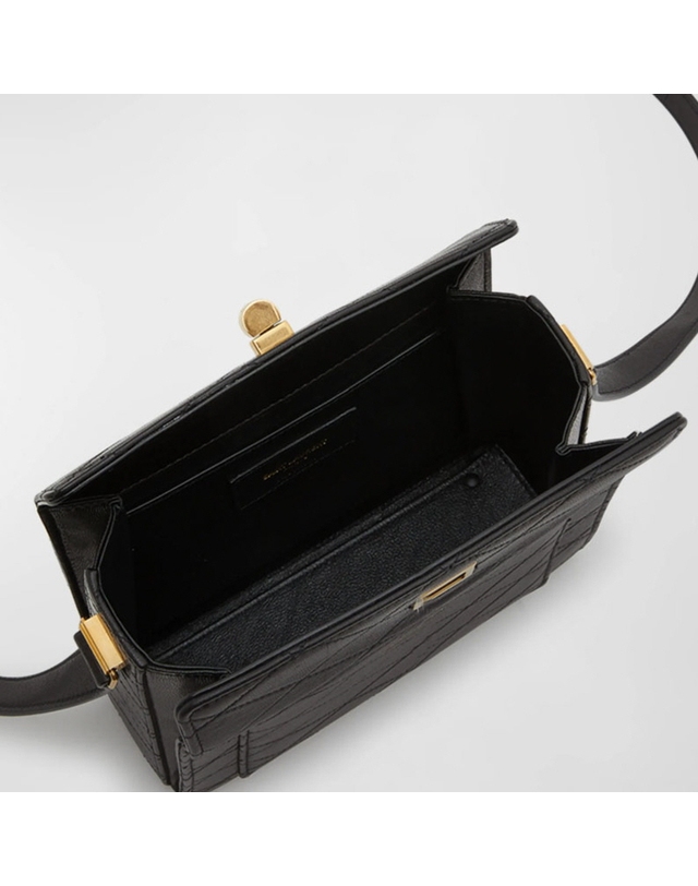 생 로랑 [SAINT LAURENT] 미니 가비 스퀘어백 753823 1EL07 1000 착용컷