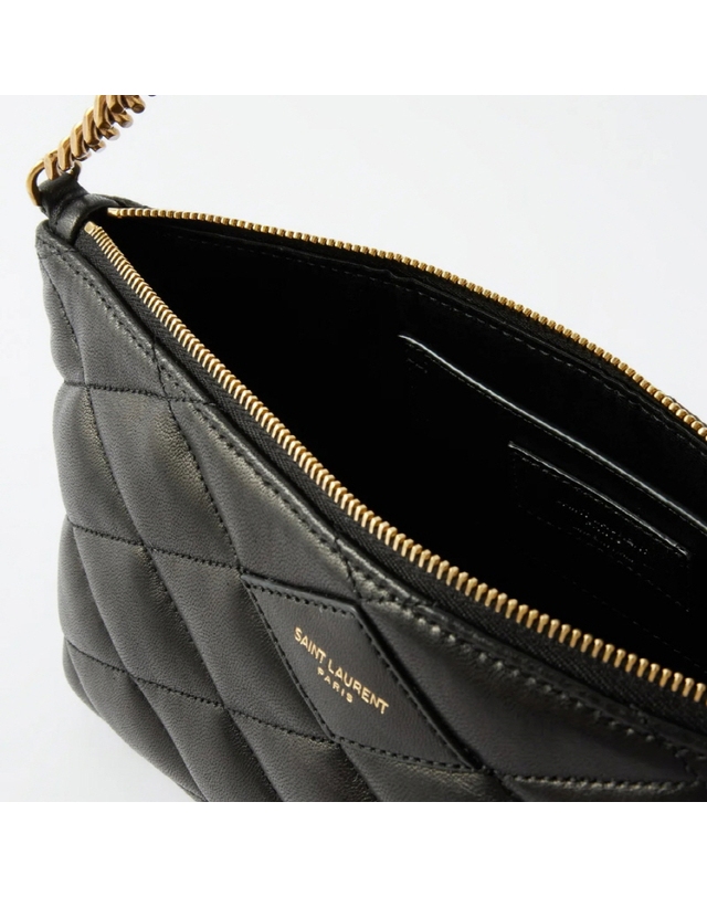생 로랑 [SAINT LAURENT] 가비 지퍼 숄더백 755979 1EL07 1000 착용컷
