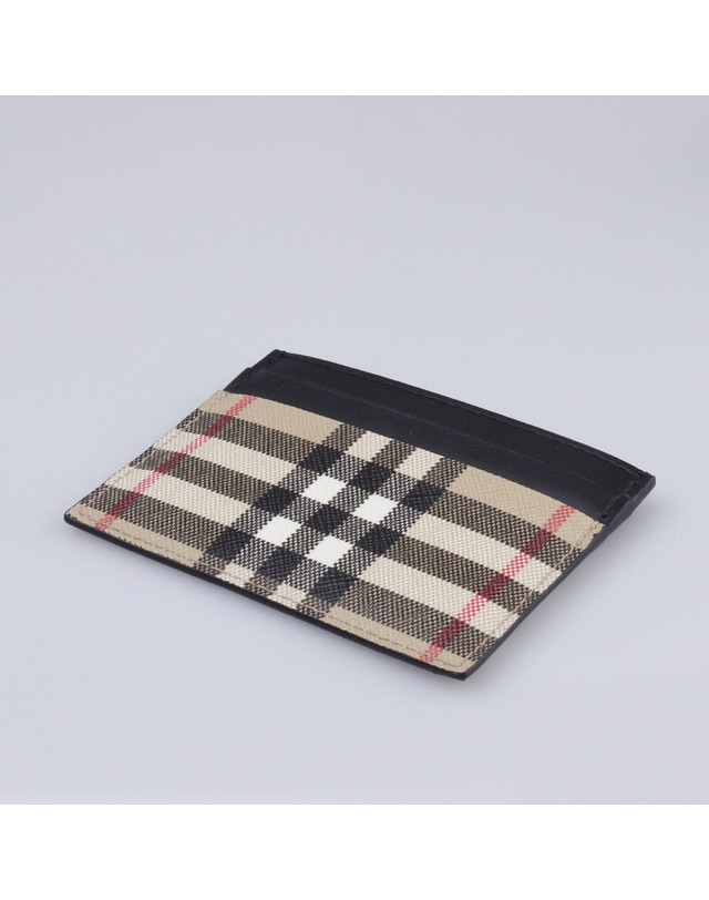 버버리 [BURBERRY] 빈티지 체크 카드 지갑 8069822 착용컷