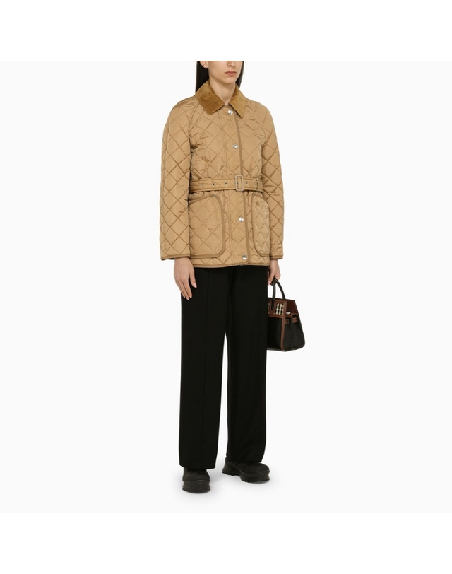 버버리 [BURBERRY] 코듀로이 퀼팅 자켓 8071842 착용컷
