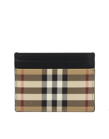 [BURBERRY] 빈티지 체크 카드 지갑 8084175