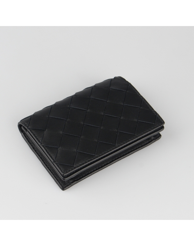 보테가 베네타 [BOTTEGA VENETA] 인트레치아토 여성 카드 지갑 593115 V3UH2 8803 착용컷