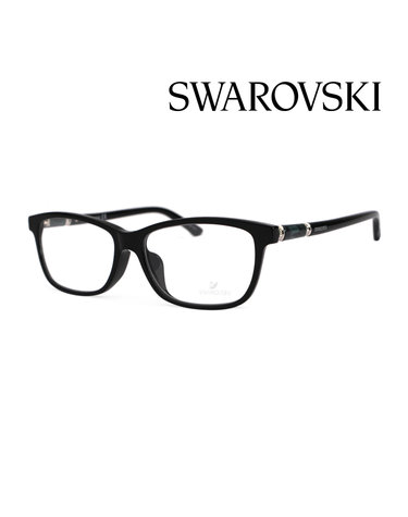 스와브로스키 SW5158 001 공식수입 스퀘어 뿔테 명품 안경테