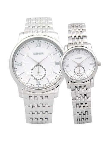 [GEIGER/백화점AS] 가이거 메탈 커플시계 GE6030WS (남녀 1택)