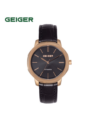 가이거 여성 클래식 가죽시계 GE1263RGBK_L