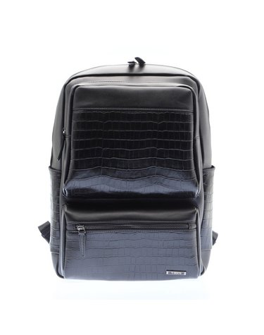 티센토 소가죽 블랙 백팩 레오폴트(Leopold) Backpack