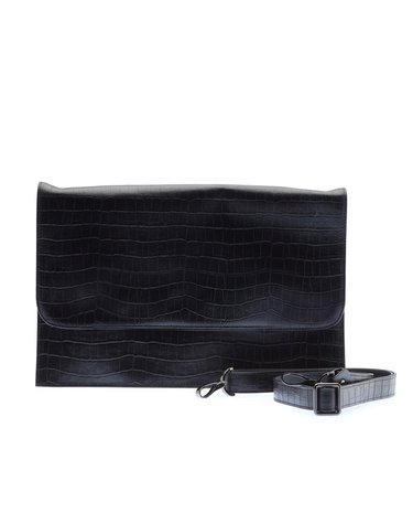 티센토 소가죽 블랙 클러치백 로베르트(Robert) Clutch