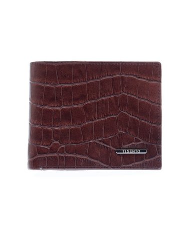 티센토 소가죽 브라운 반지갑 한스(Hans) Short wallet