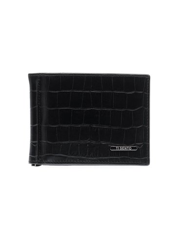 티센토 소가죽 블랙 머니클립 한스(Hans) Money Clip