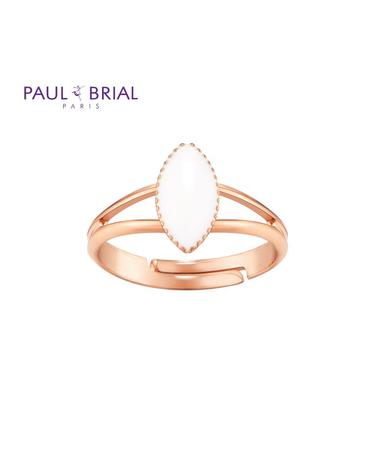 본사직영 폴브리알 BRASS 마퀴즈 투라인 반지 PYBR0113 (WHITE)