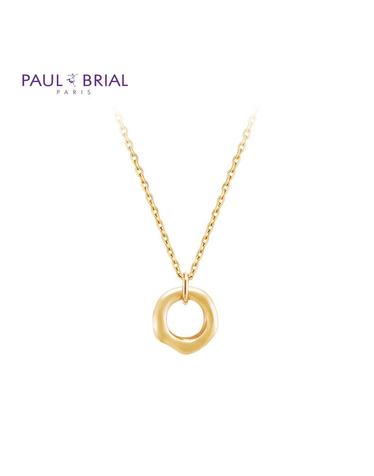 본사직영 폴브리알 BRASS 물결 목걸이 PYBN0139_YG