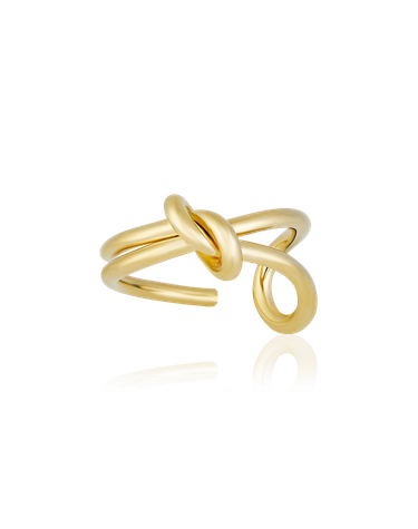 본사직영 폴브리알 BRASS 언발 꽈배기 반지 POBR0143_YG
