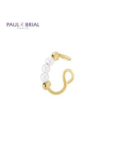 폴브리알 주얼리 BRASS 볼 진주 이어커프 PDBE0156_YG