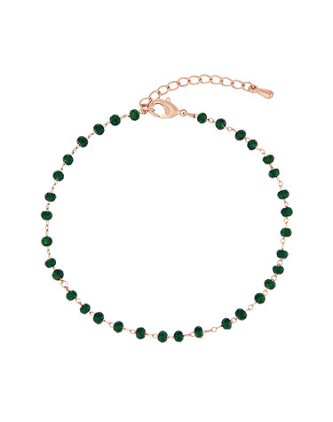 폴브리알 주얼리 BRASS 비즈 팔찌(GREEN) PJBB0224