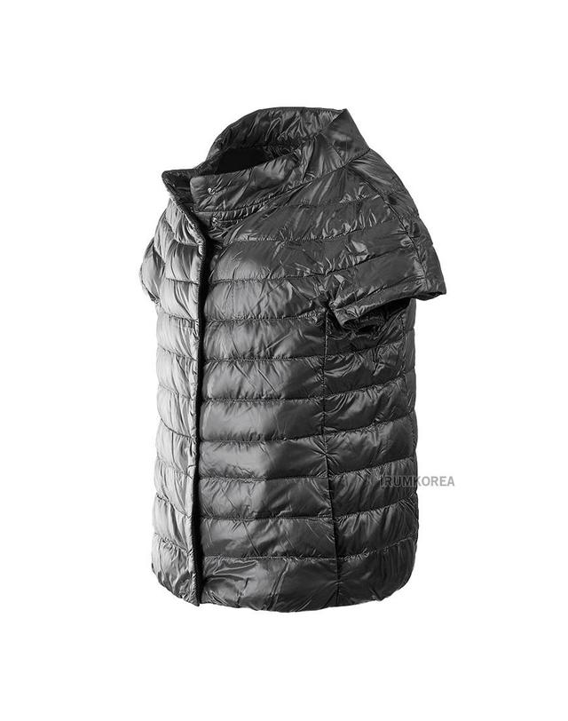 에르노 [에르노] FW25 여성 에밀리아 반팔 패딩 PI0110DIC 12017Z 9480 착용컷