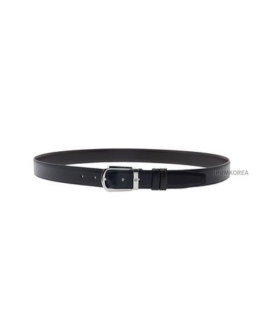 [몽블랑] SS26 남성 리버서블 레더 벨트 114412 BLACK BROWN