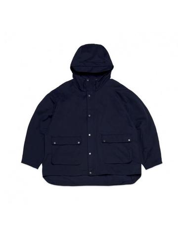 OL182_Overfit hood jacket_Navy
