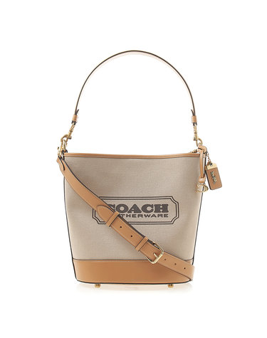 [코치] 여성 필드 캔버스 버킷백 CH739 NATURAL CANVAS TAN