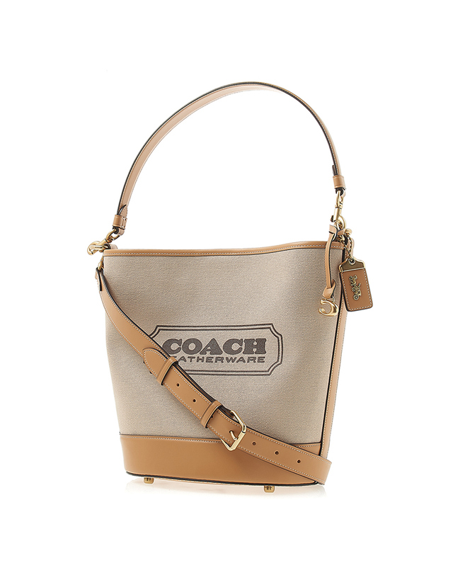 코치 [코치] 여성 필드 캔버스 버킷백 CH739 NATURAL CANVAS TAN 착용컷
