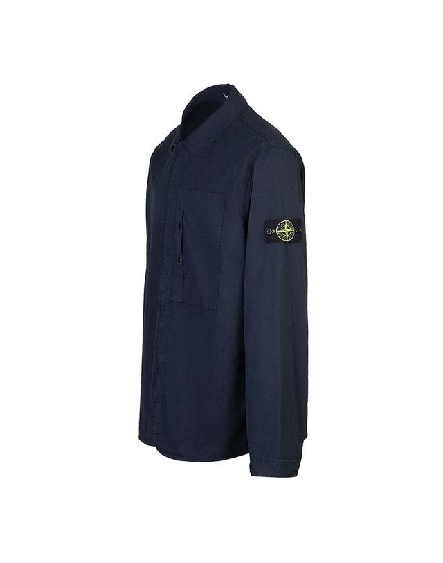 스톤아일랜드 [스톤아일랜드] SS25 남성 수피마 코튼 셔츠 K1S151200033 S0010 C0020 착용컷
