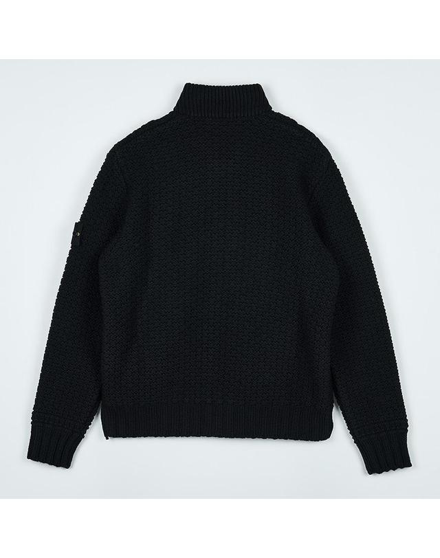 스톤아일랜드 [스톤아일랜드] FW25 남성 퓨어 울 봄버 점퍼 K2S155100055 S00L9 V0029 착용컷