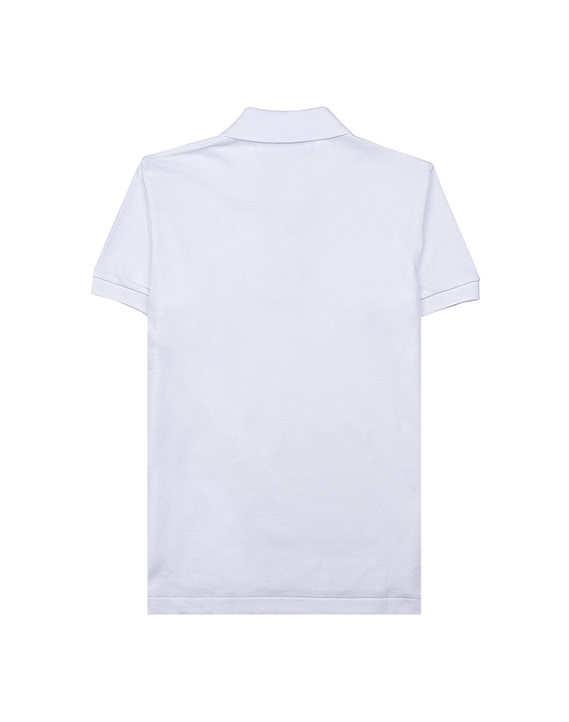꼼데가르송 [입점사] [꼼데가르송] 남성 인베이더 슬리브 피케셔츠 P1T336 WHITE 착용컷