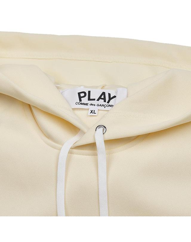 꼼데가르송 [꼼데가르송] FW24 공용 하트 와펜 후드티셔츠 AX T174 051 3 IVORY 착용컷