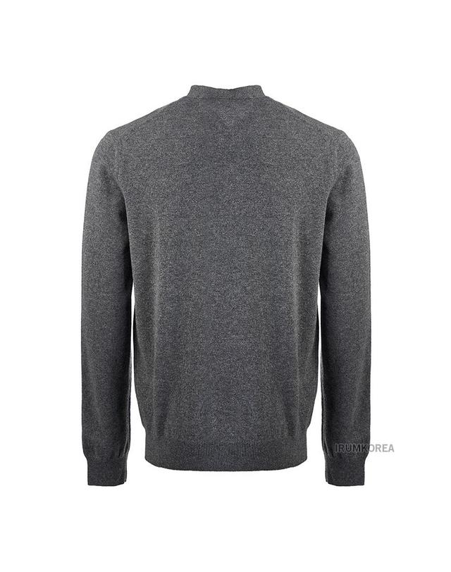 꼼데가르송 [꼼데가르송] FW24 공용 더블 하트 와펜 가디건 AX N062 051 3 GREY 착용컷