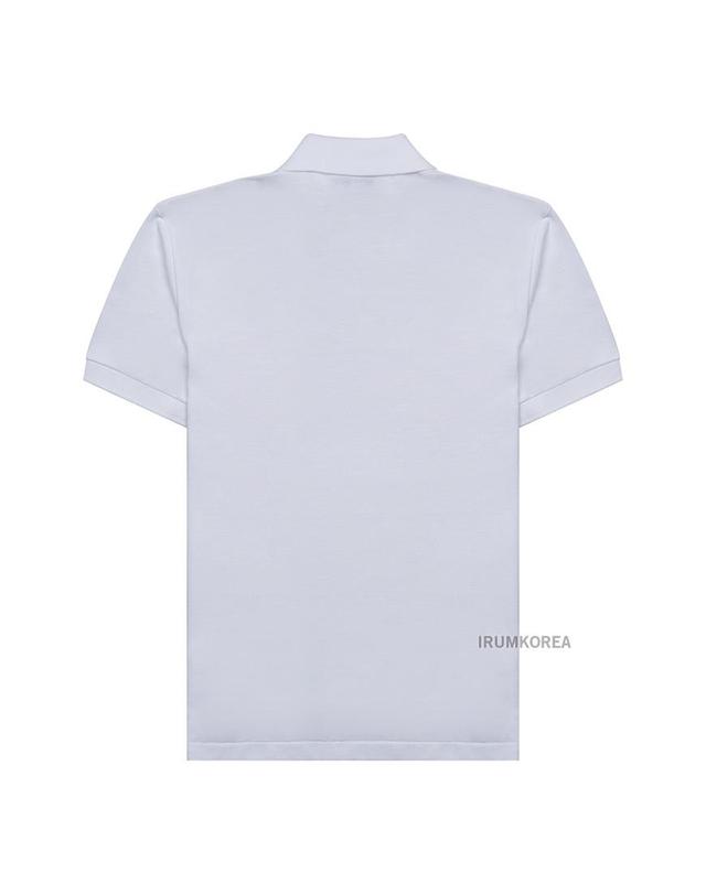 꼼데가르송 [꼼데가르송] SS25 공용 레드 하트 폴로 티셔츠 AX T006 051 WHITE 착용컷