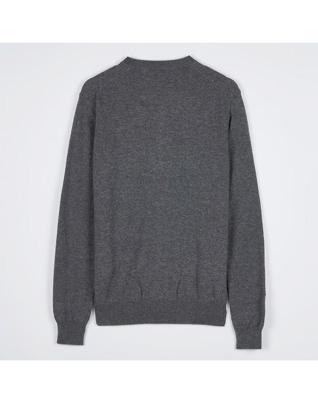 꼼데가르송 [꼼데가르송] FW25 공용 레드 하트 가디건 AX N007 051 GREY 착용컷