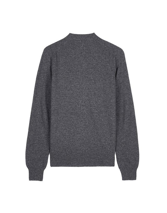 꼼데가르송 [꼼데가르송] SS26 공용 더블 하트 가디건 AZ N058 051 GREY 착용컷