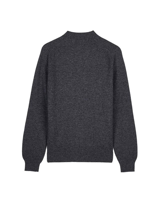 꼼데가르송 [꼼데가르송] SS26 공용 더블하트 와펜 가디건 AZ N076 051 GREY 착용컷