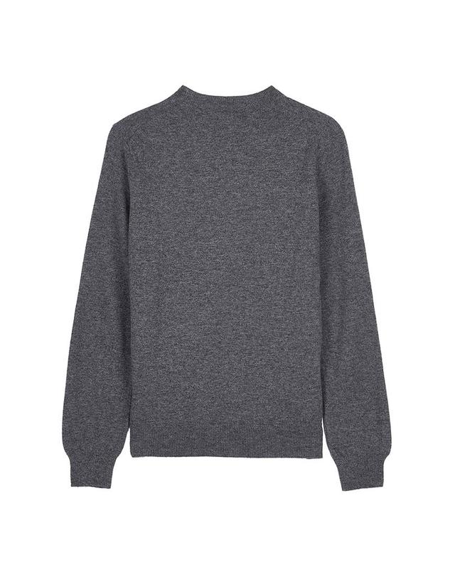 꼼데가르송 [꼼데가르송] SS26 공용 더블 하트 가디건 AZ N057 051 GREY 착용컷