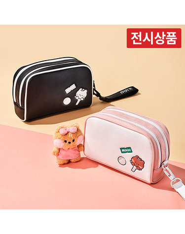 [전시] 던롭 젝시오 x 라인프렌즈 미니니 골프용품 파우치 휴대용 스트랩 가방 GGF 23034I