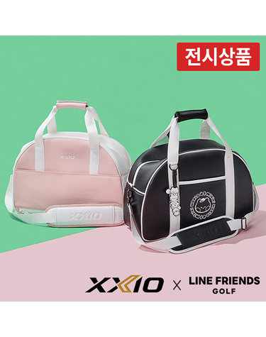 [전시] 던롭 젝시오 x 라인프렌즈 미니니 보스턴백 휴대용 골프 스포츠 다용도 가방 GGB 23028I