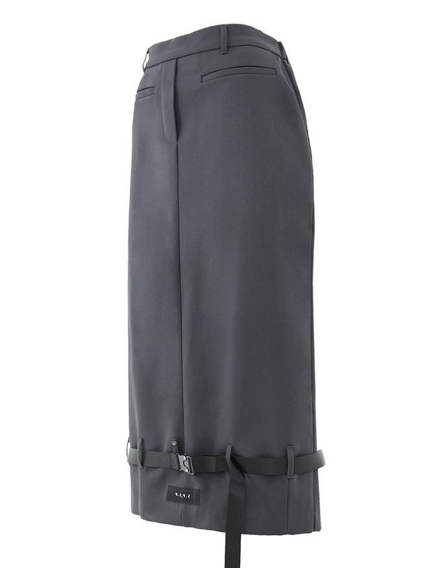 플라즈마스페어 BELT SKIRT IN DARK GREY 착용컷