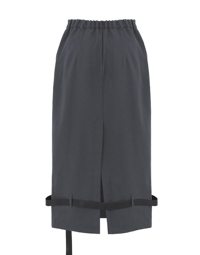 플라즈마스페어 BELT SKIRT IN DARK GREY 착용컷