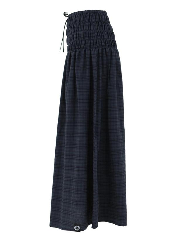 플라즈마스페어 SMOKE SKIRT IN NAVY 착용컷