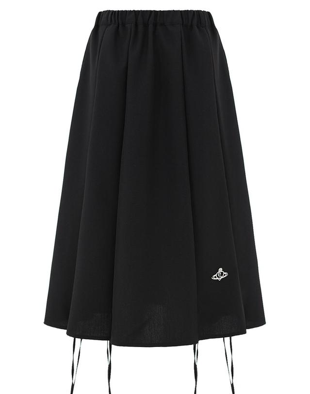 플라즈마스페어 SCRUNCHIE SKIRT IN BLACK 착용컷