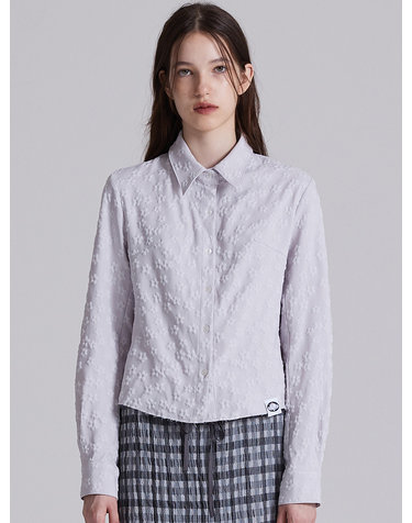 FLOWER SHIRT IN GREY