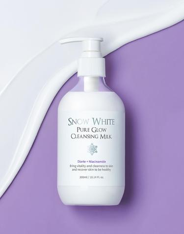스노우화이트 퓨어 글로우 클렌징밀크 300ml						