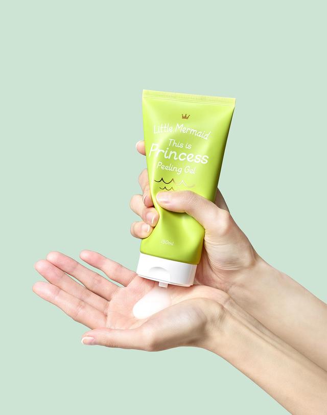 뷰티레시피 리틀머메이드 디스 이즈 프린세스 필링젤 150ml 착용컷