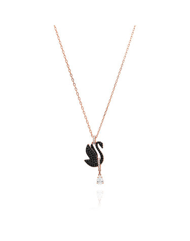스와로브스키 5678045 Swan 스완 블랙 목걸이