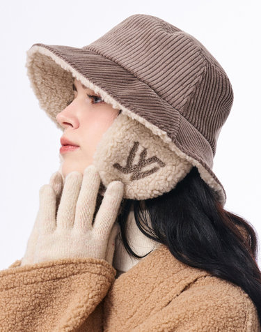 코듀로이 이어머프 버킷햇 먼스터 (8 colors)