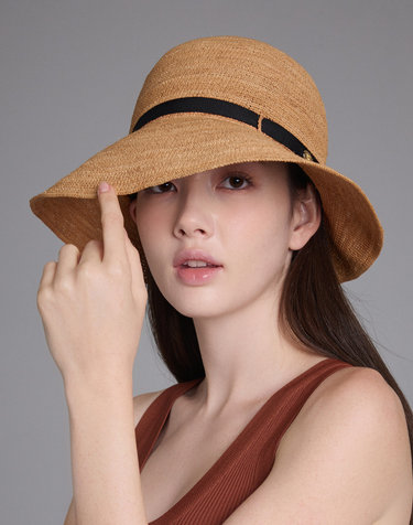 라피아 버킷햇 마케나 (3 colors)