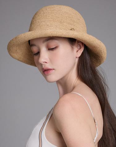 라피아 버킷햇 키헤이 (3 colors)